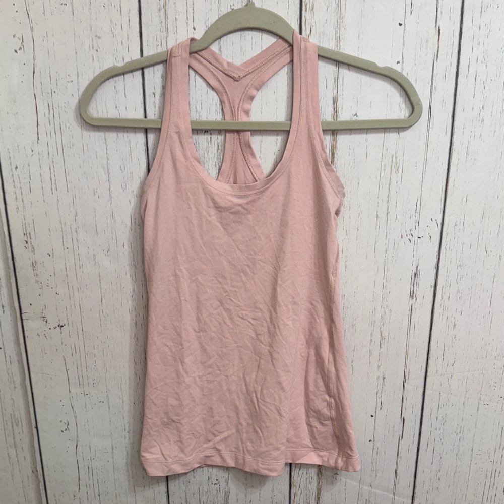Lululemon Pink Racerback Tank Top